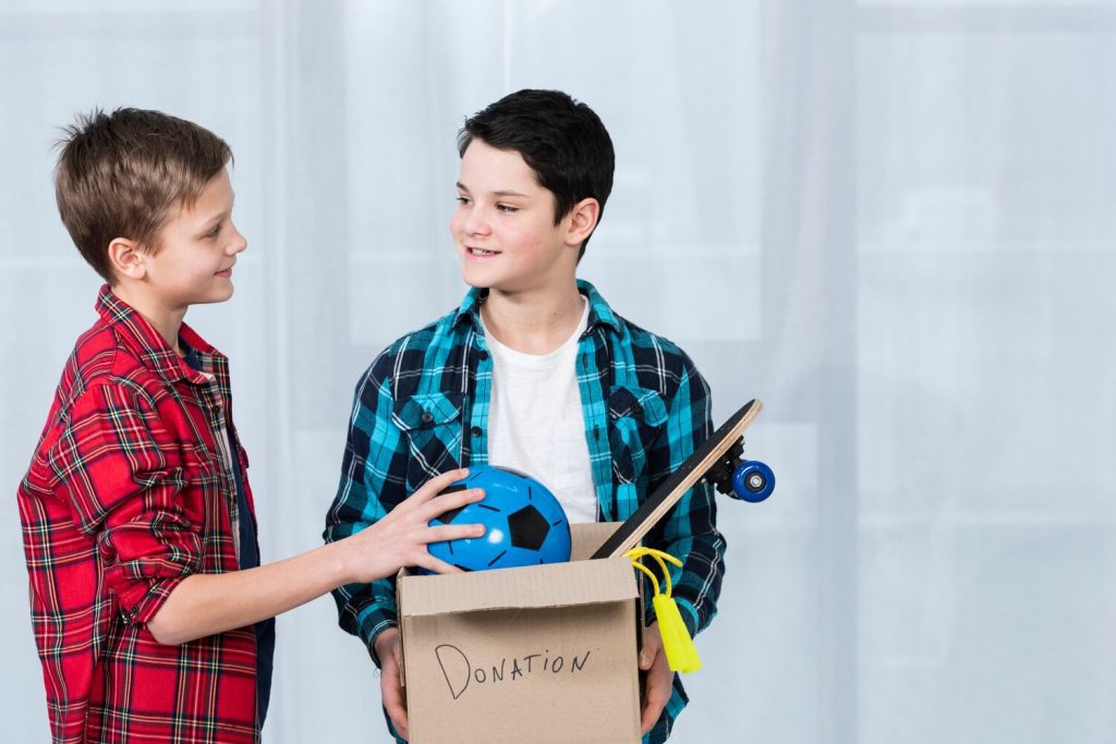 Donación de pelotas